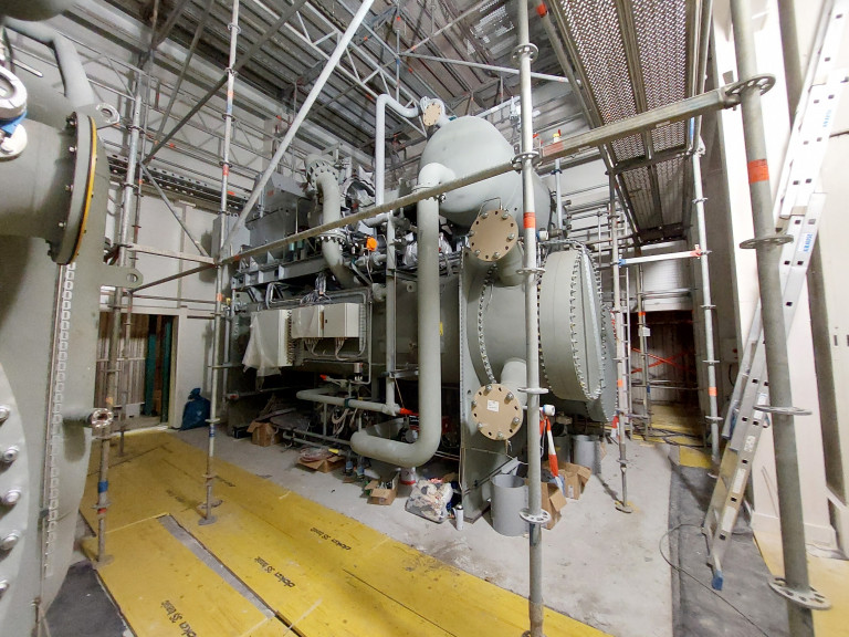 heat pump machine room